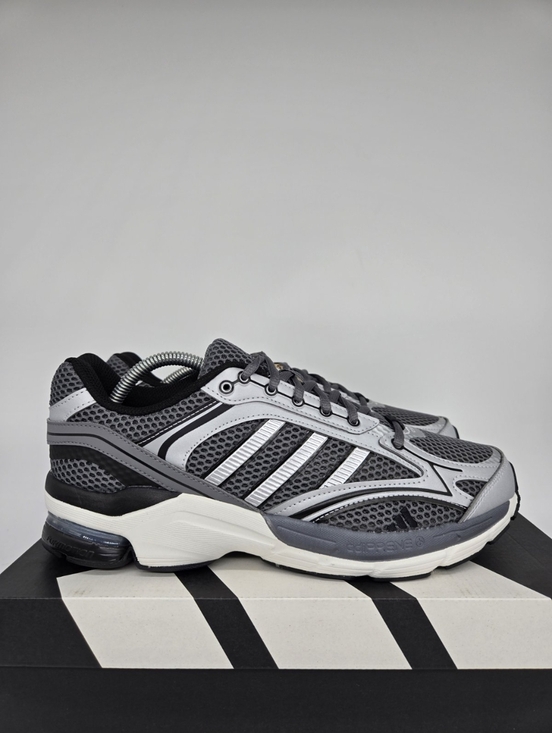 adidas Men\'s Spiritain 2000 Grey Matte Silver Black Shoes Size 10.5 New